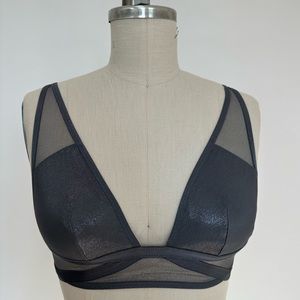Shimmer sports bra.
